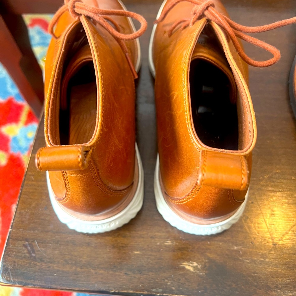 Cole Haan Men’s Grand OS  Leather Chukka Boots